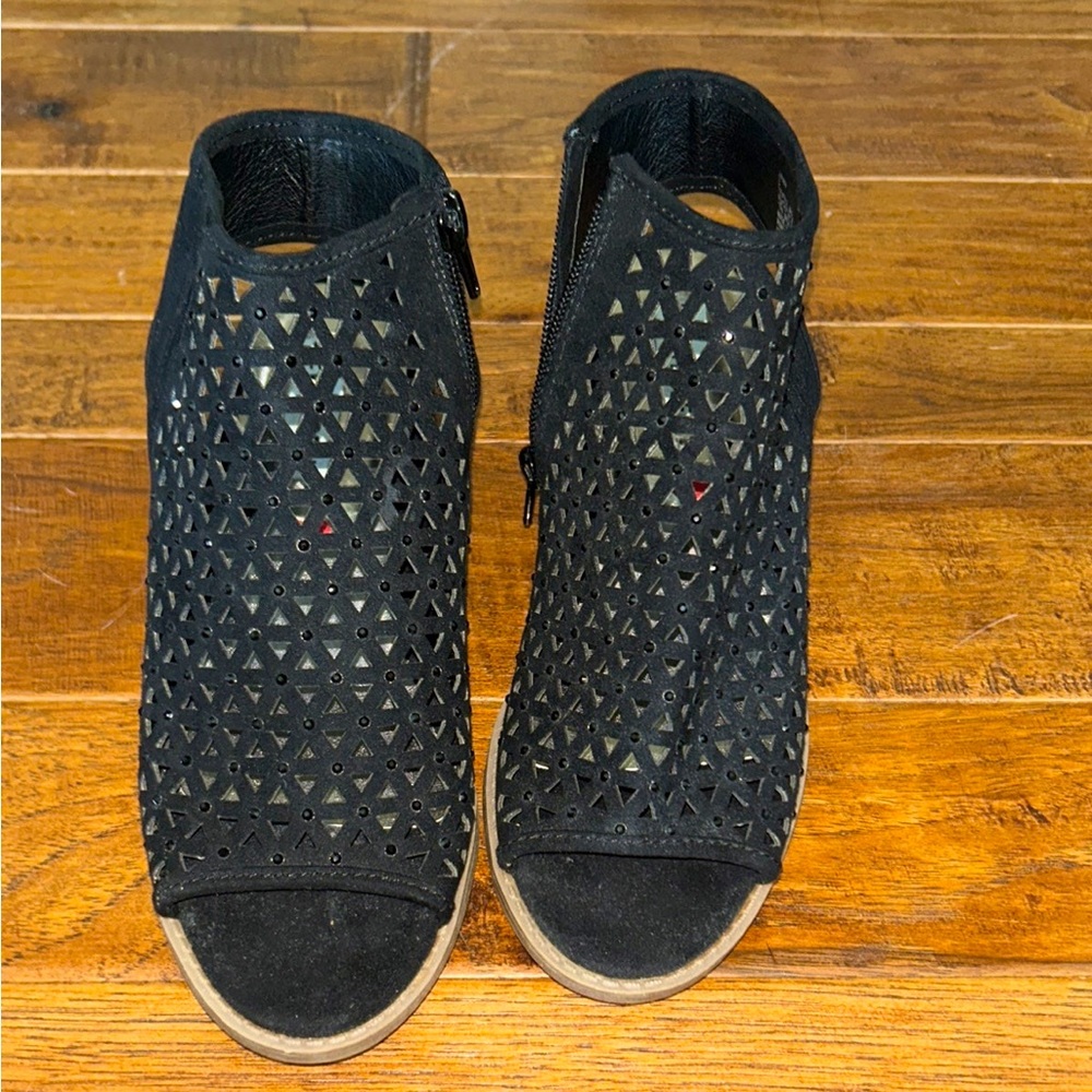 Steve Madden Black Sparkly Sandals